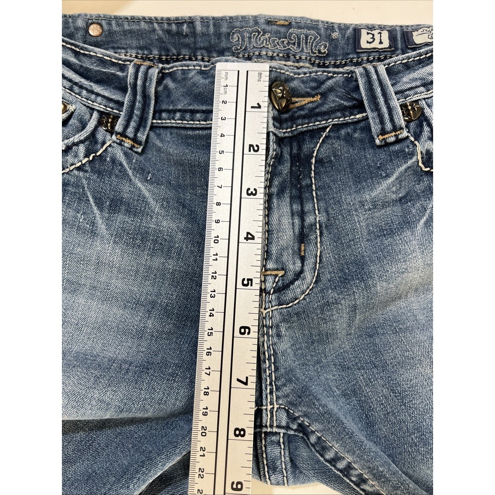 Miss Me Women's Capri Jeans Size 31 Embellished Western - Picture 7 of 9